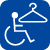 Wheel-chair-accessible Changing room